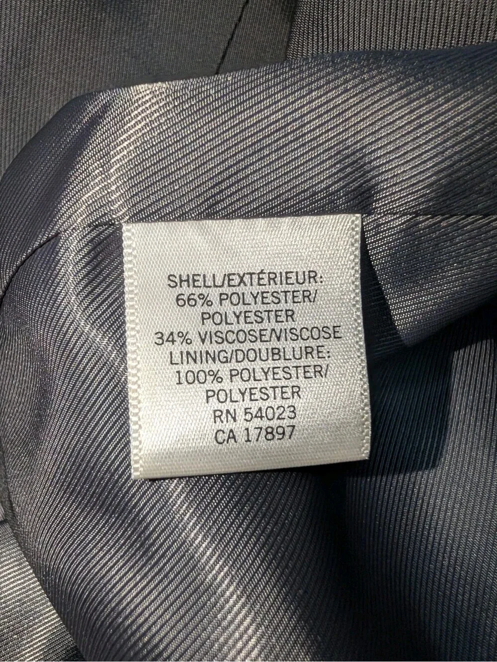 Banana Republic Tailored Fit Blazer Jacket Mens 42L Gray Blue Pinstripe